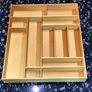 Custom Drawer Organizer, Utensil Organizer, Flatware organizer, Organizers, custom made