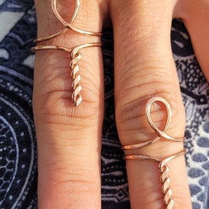 Ankh Ring Wire Wrapped Ankh Ring Copper Ankh Ring Egyptian Ankh Ring Sized Ankh Ring Custom Ankh Ring. Etsy UK