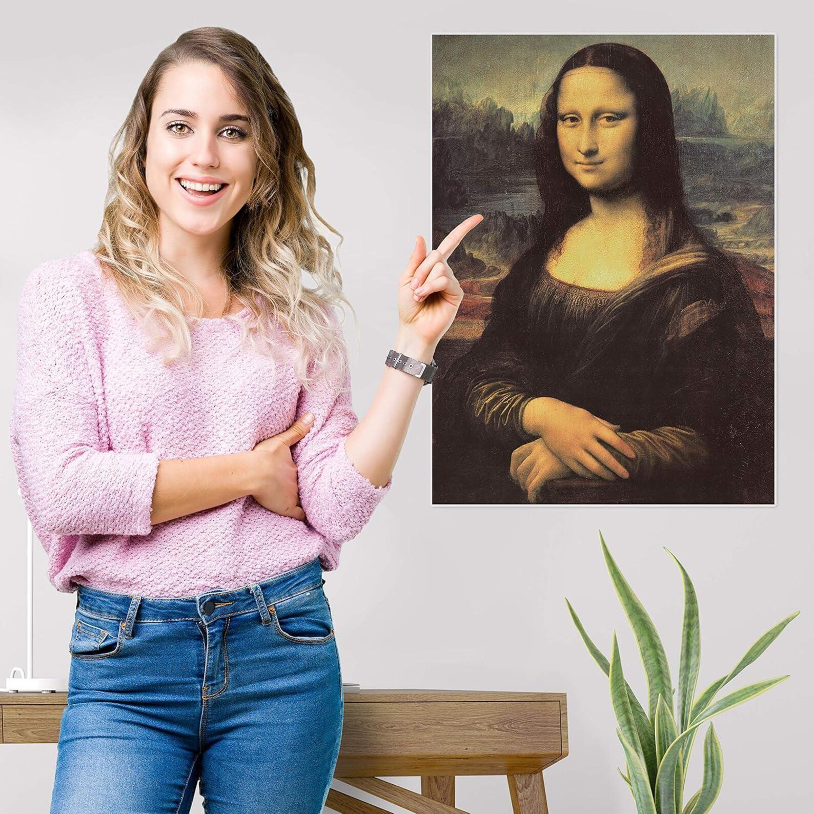 2 Pack - Mona Lisa Poster by Leonardo Da Vinci + Starry Night by ...