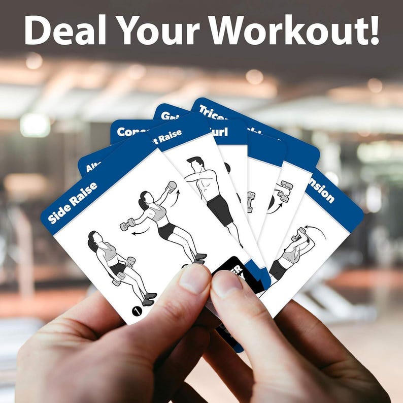 Dumbbell Exercise Cards Mega Pack - 104 Workout Cards With Video Instructions