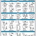 Palace Learning 4-pack Workout Charts - Dumbbell Workouts, Bodyweight ...
