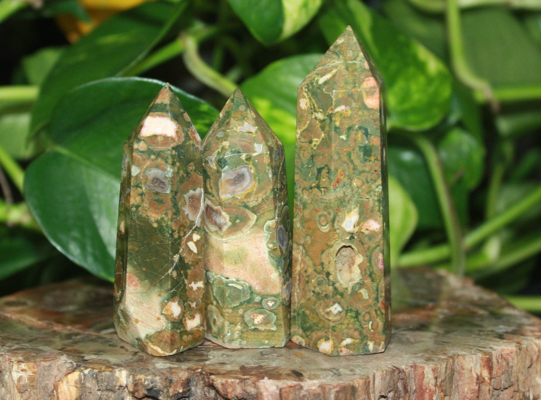 Pyroclastic Rhyolite Green Rainforest Jasper Rainforest Rhyolite Green Rhyolite - Etsy