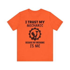 DIY Mechanic BMW T-Shirt: "I Trust My Mechanic" image 8