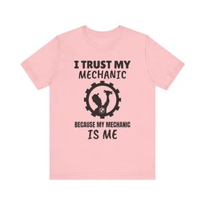 DIY Mechanic BMW T-Shirt: "I Trust My Mechanic" image 9