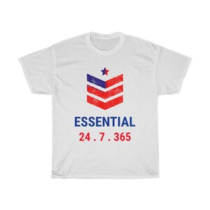 Essential 24.7.356 (Ranks) - Unisex Heavy Cotton Tee