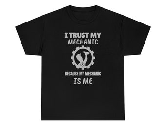 T-shirt Mercedes-monteur, uniseks katoenen T-shirt