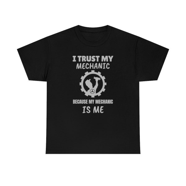 Camiseta de mecánico de Mercedes, unisex, de algodón