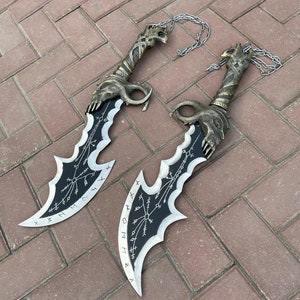 Hand Forged God of War Chaos Blade: Spartan Viking Axe
