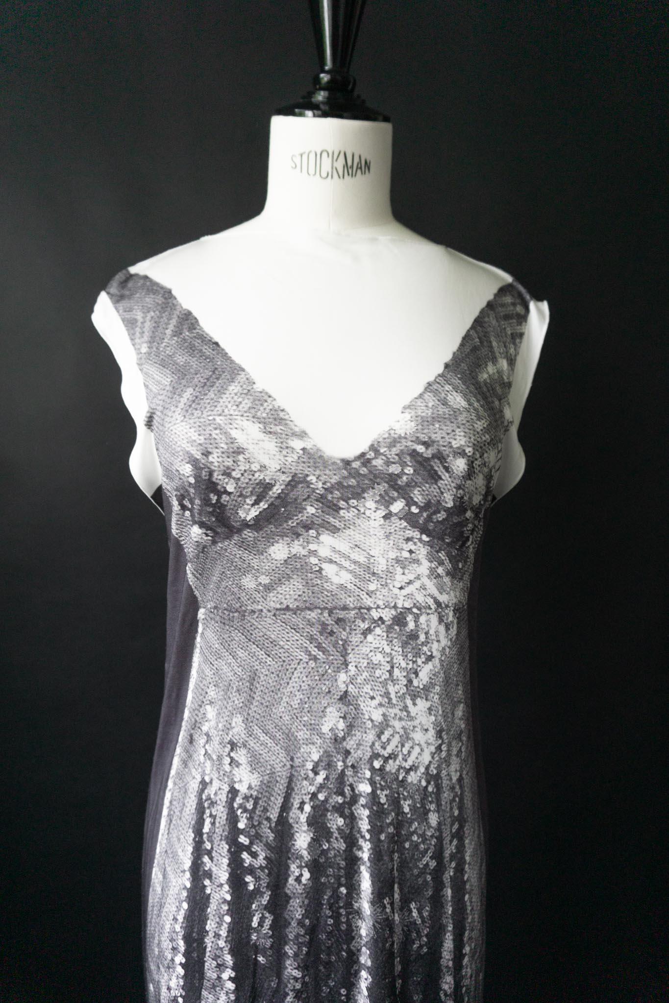 h&m silver glitter dress Forest Green Sequin Bodycon Mini Dress main image 1