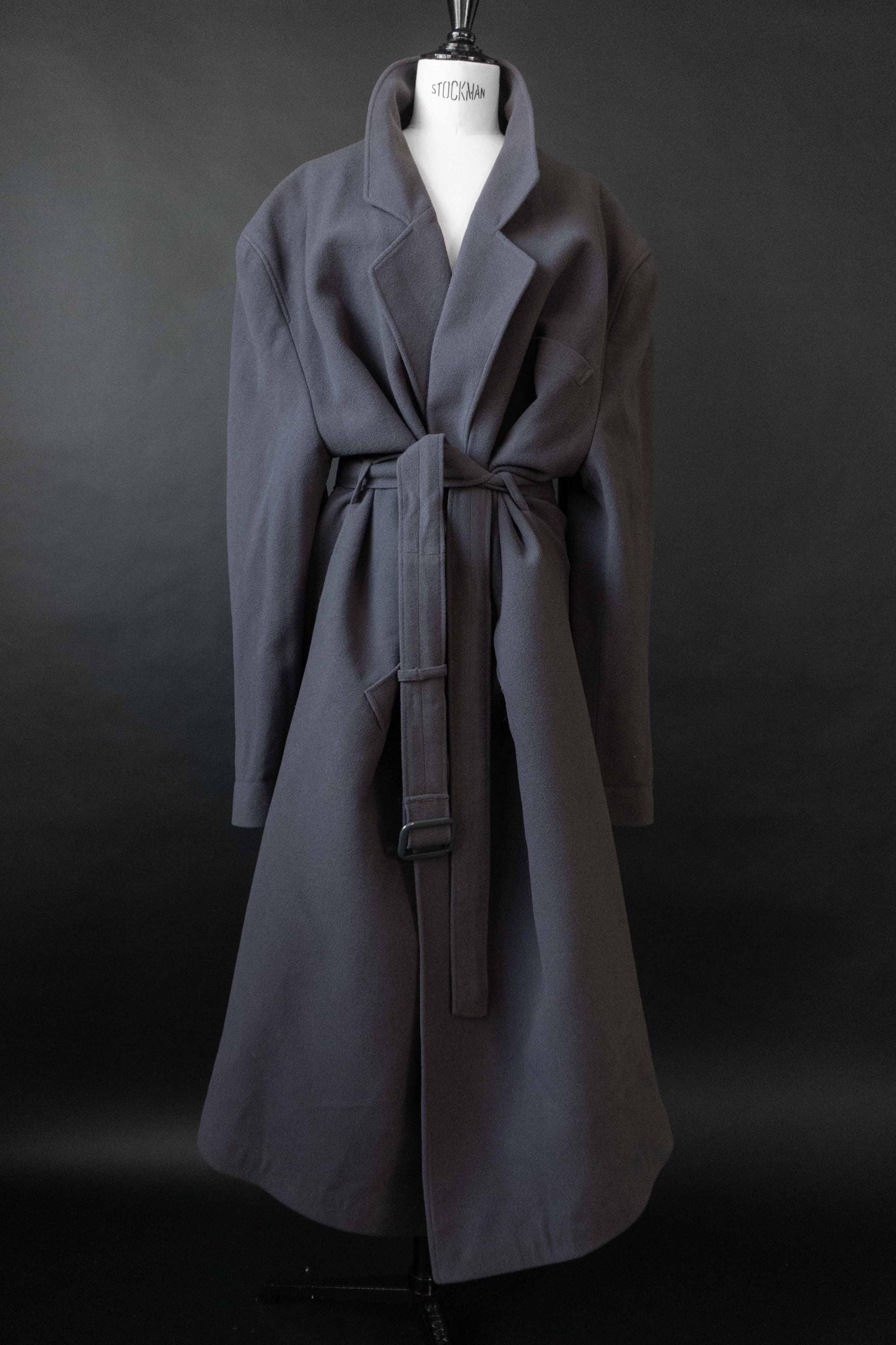 Milageto Fascia Cintura Avvolgente In Misto Lana Per Cappotto Invernale, Nero, Taglia Unica, Lunghezza 172 Cm, Larghezza 5 Cm, Chiusura Annodata - 6