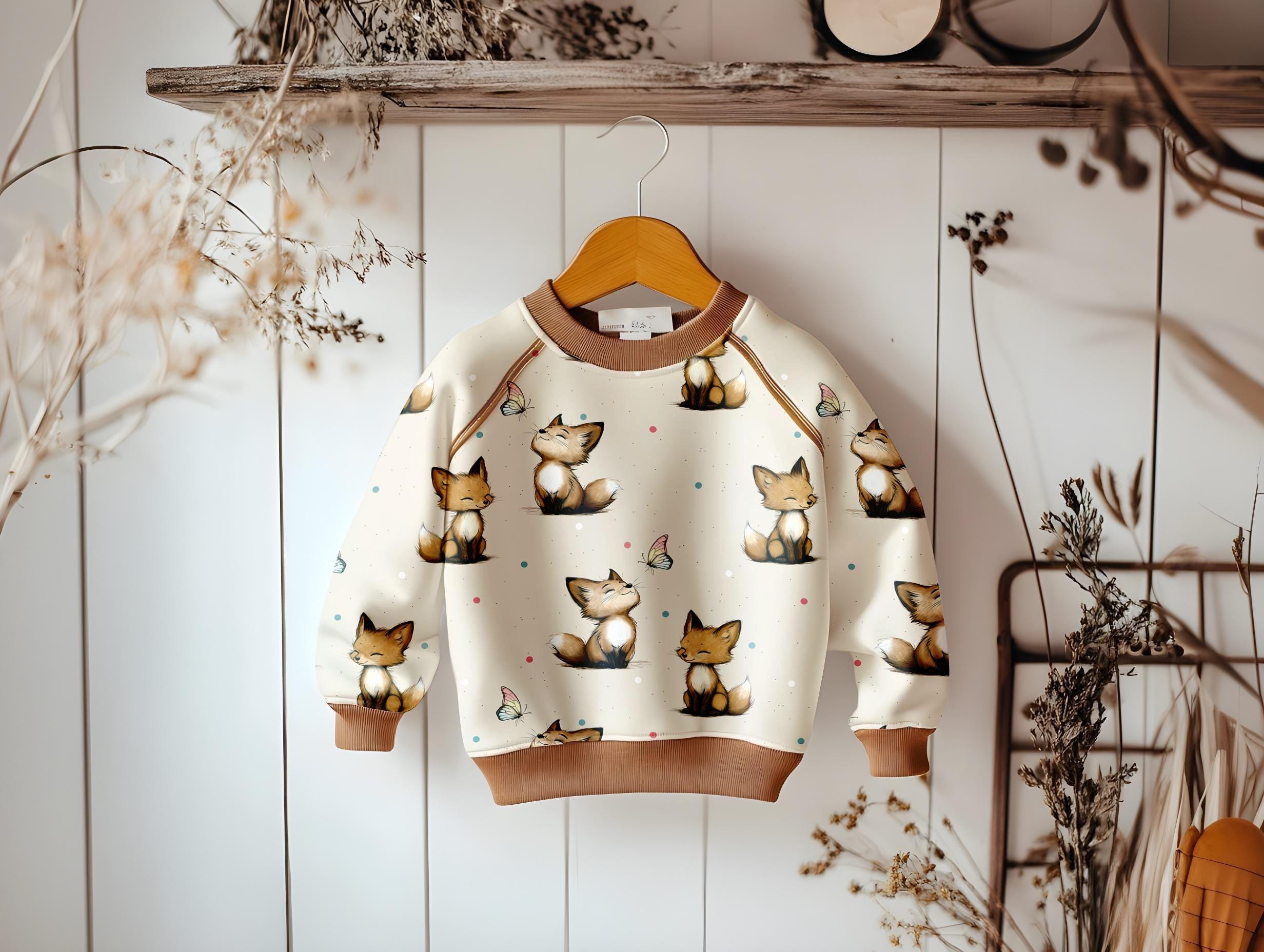 Fox Seamless Pattern, Cute Baby Fabric Design, Watercolor Fox Nursery ...