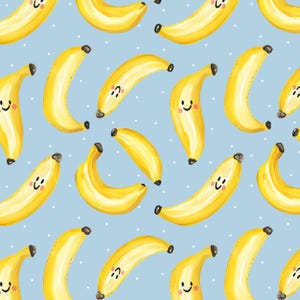 Banana Seamless Pattern display