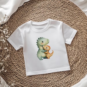 Watercolour Dinosaur sublimation design mockup preview