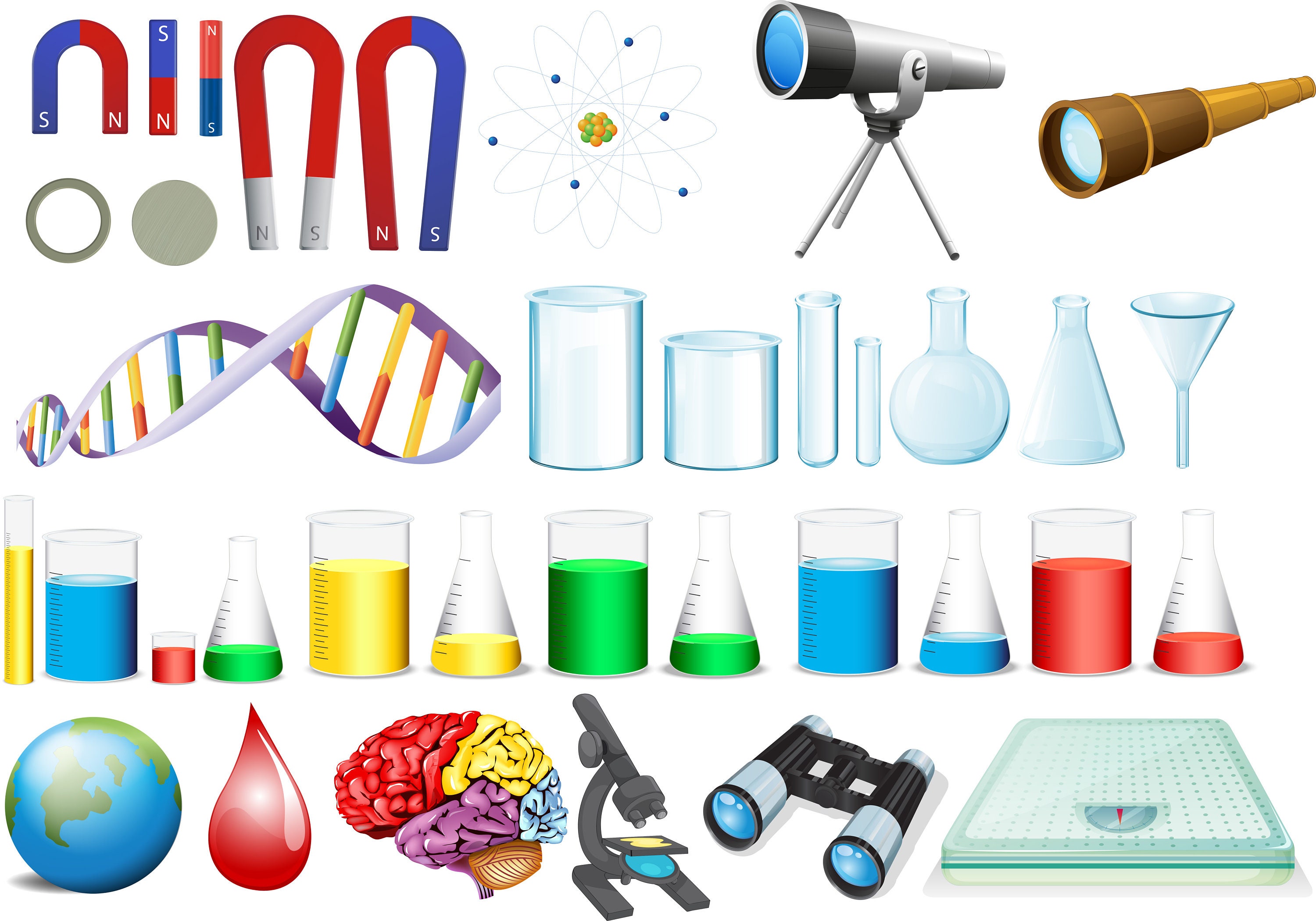 Science Icons Set Svg Science Bundle Svg Science Cutfiles | Etsy