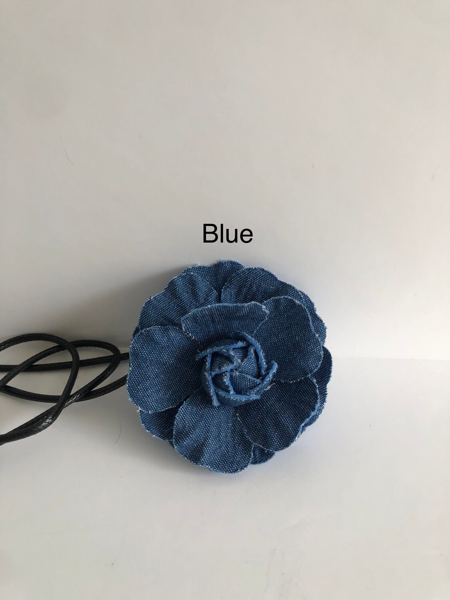 Blue Flower Choker Necklace Flower Choker Necklace for Women