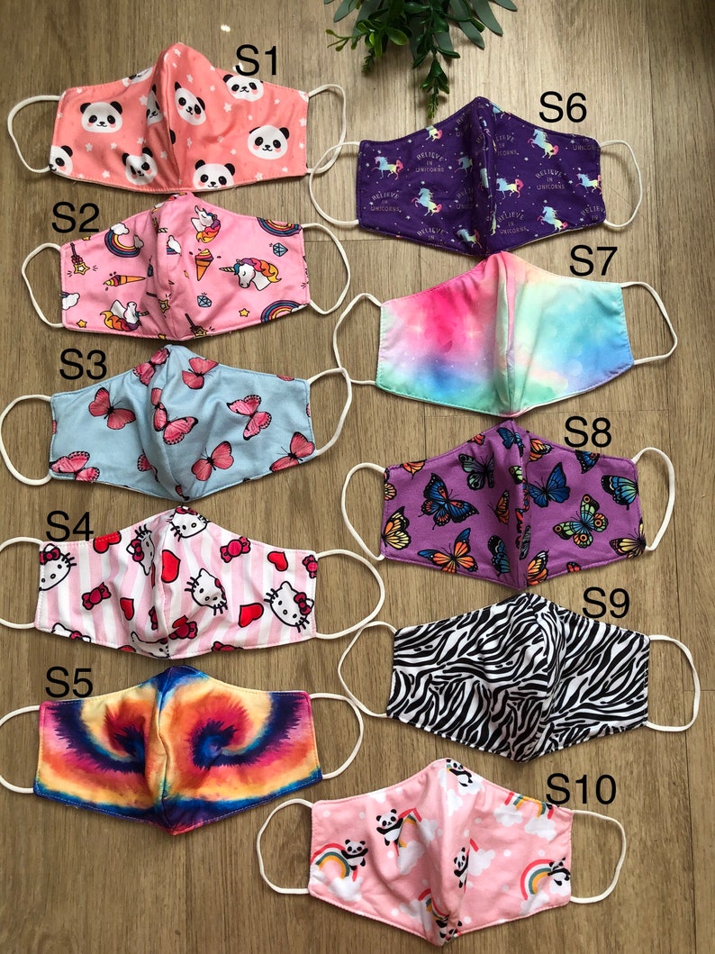 Cute Face Mask Butterfly Face Mask Kids Face Mask Holiday Gifts