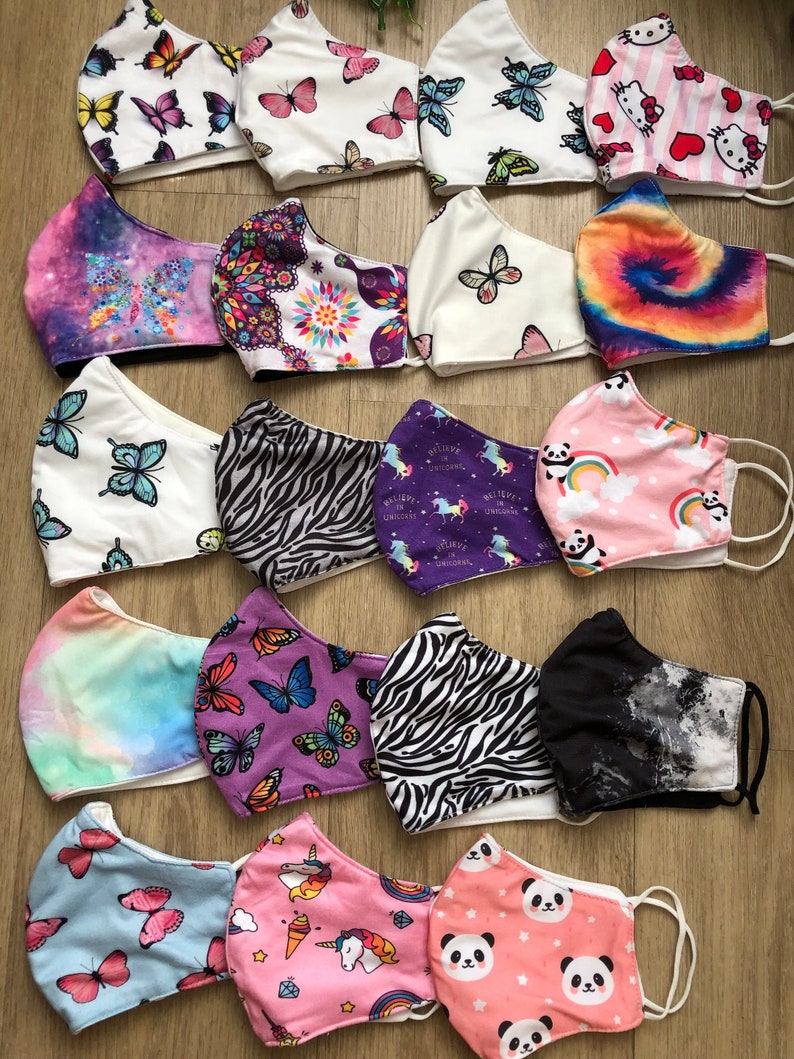 Cute Face Mask Butterfly Face Mask Kids Face Mask Holiday Gifts