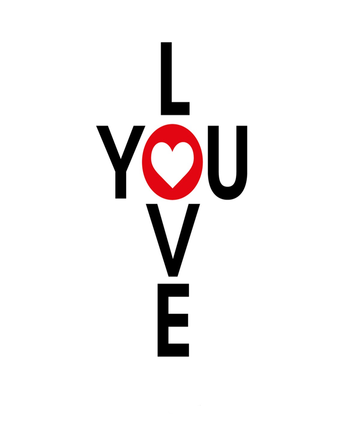 Set of 2 'love You' Printable Wall Art Prints Romantic and Heartwarming ...