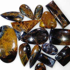 Fancy Pietersite Gemstone lotto, Pietersite Cabochon lotto , Forma mista Pietersite Pietra sciolta, Pietersite Ciondolo/Collana Gemstone, A-041