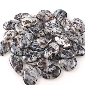 Nieuwe aankomst Astrophyllite Cabochon lot, Natuurlijke Astrophyllite Edelsteen lot, Mix vorm en grootte Astrophyllite lot, cabochon leverancier A-288
