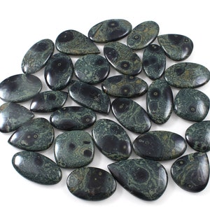 Natuurlijke Kambaba jasper Cabochon lot, Mix Shape Natural Galaxy jasper Losse edelsteen lot, Groothandel cabochon leverancier, draad wrap A-344