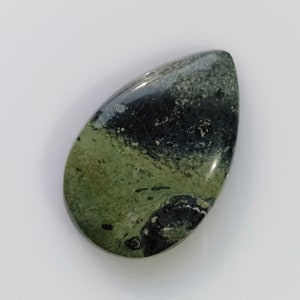 Bellissimo Kambaba jasper Cabochon, Pear Shape Natural Kambaba jasper Gemma sciolta 48 Ct. 37x24x6 MM., Cabine fatte a mano, avvolgimento filo A-143