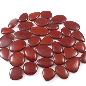 Top kwaliteit Rode jasper Cabochon lot, Mix Shape Natuurlijke Rode Jasper edelsteen lot, Groothandel cabochon leverancier, draad wraping Cabochon A-346