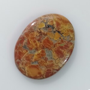 Unieke Malingano Jasper Cabochon, Oval Shape Malingano Loose Gemstone, Malingano Jasper 33.9 Ct. 33x25x5 MM, Wholesale Cabochon, A-164
