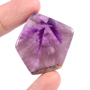 Cru !!! Cabochão de ametista trapiche, pedra preciosa de ametista trapiche de formato extravagante, pedra solta de ametista trapiche 65 ct., cabochão pendente, A-201