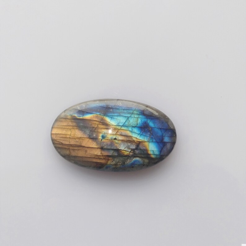 Blue Flash Labradorite Loose Stone 75 Ct.,A-070 Top Glorious Labradorite Cabochon Multi Flash Spectrolite Oval shape Labradorite Gemstone
