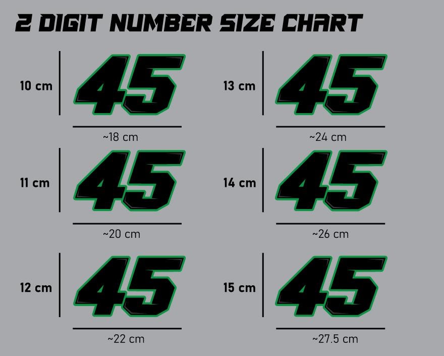 3 Adesivi Personalizzati Con Numeri Di Gara E Nomi Motocross Kart - Foto 9