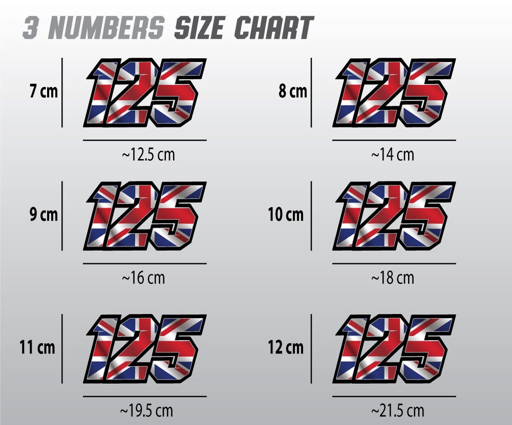 Country Flag Race Number Decals: Laminated Custom Stickers (3x) - Etsy