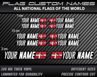 Stickers drapeaux personnalisés : Stickers vinyles laminés