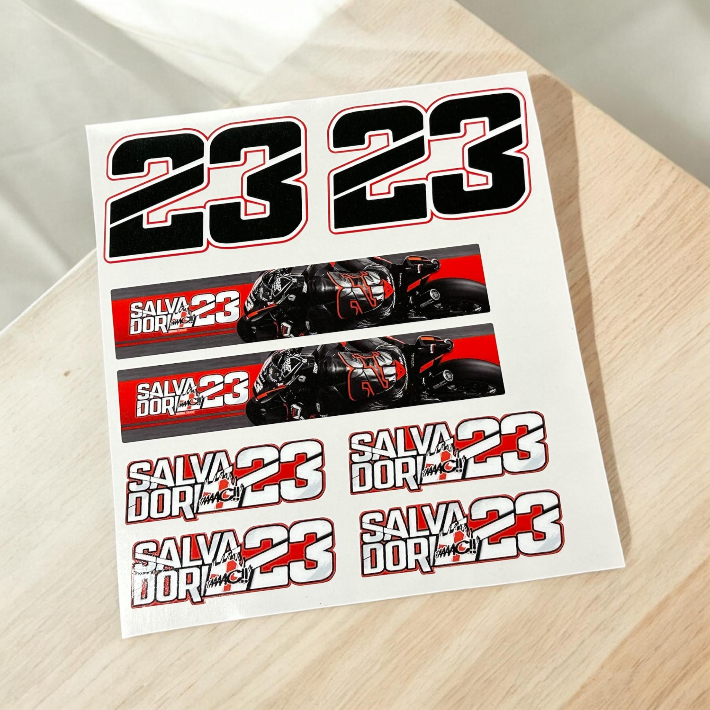Startnummer Motocross Designer Zahlen Motorrad Konfigurator