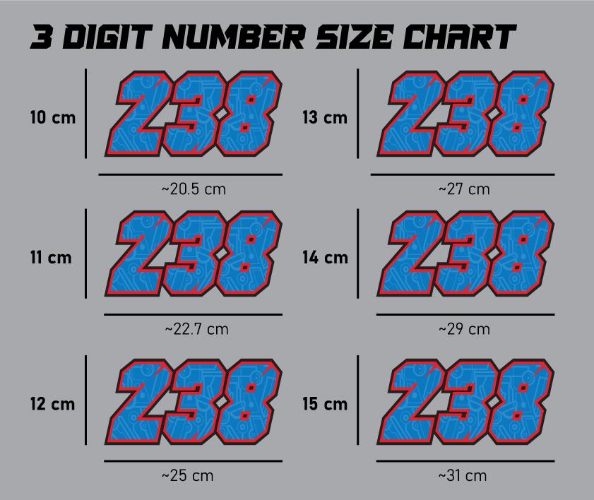 3 Adesivi Personalizzati Con Numeri Di Gara E Nomi Motocross Kart - Foto 3