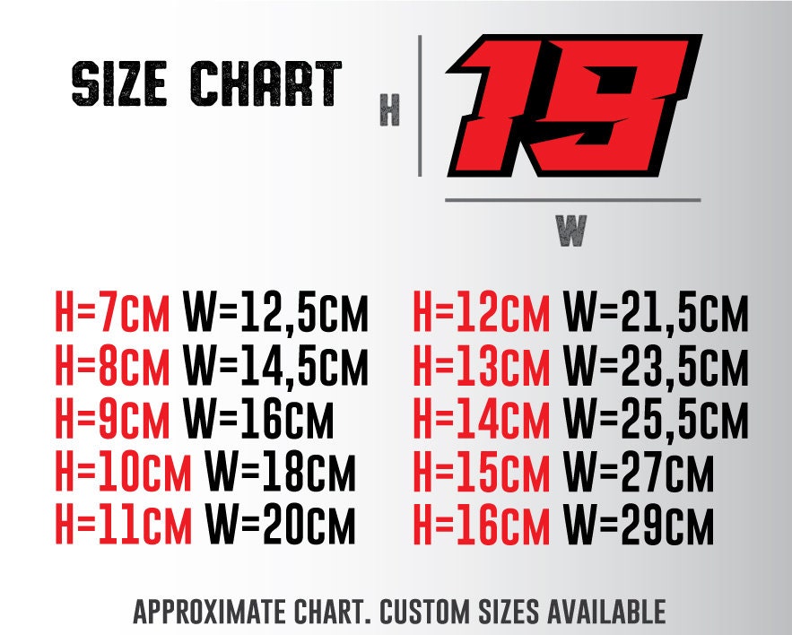 3 Adesivi Personalizzati Con Numeri Di Gara E Nomi Motocross Kart - Foto 8