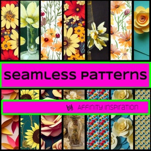 Seamless Paper Patterns - Roses