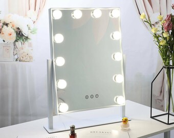Hollywood vanity mirror | Etsy SUPER Verkauf XXL Kosmetikspiegel 43 x 27 Hollywood