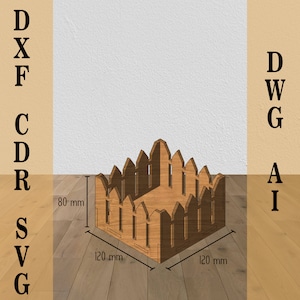DT70 -  Laser cut project: Cute small fence box