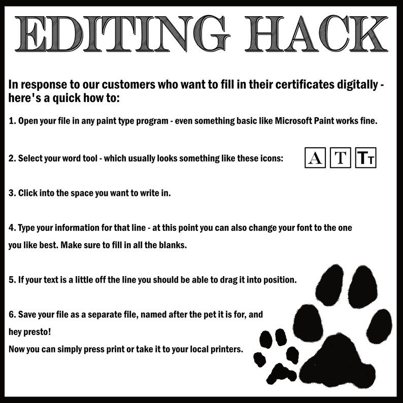 Reptile One Person Adoption Certificate orange Etsy