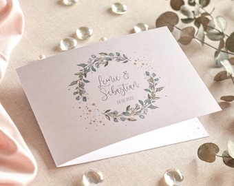Klappkarte | Einladung Hochzeit | Hochzeitseinladung | Einladungskarten | Hochzeitspapeterie | Personalisierte Einladung
