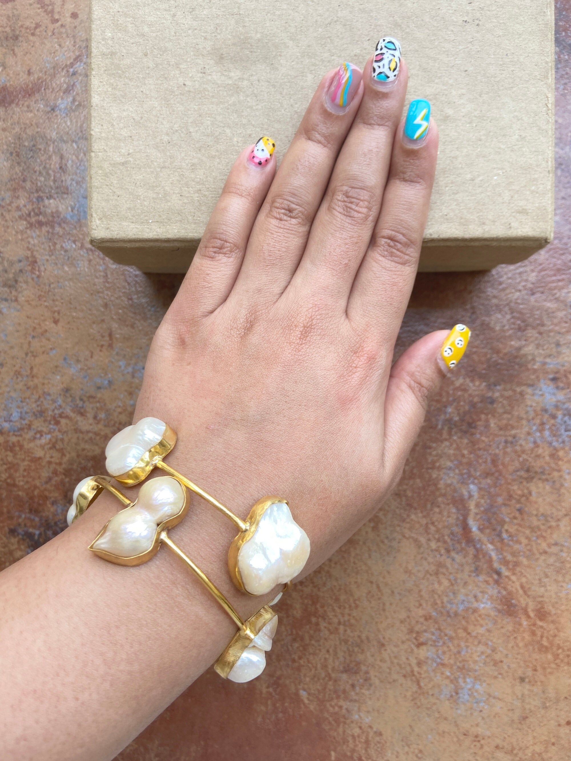 Biwa Bracelet - Gold main image 1