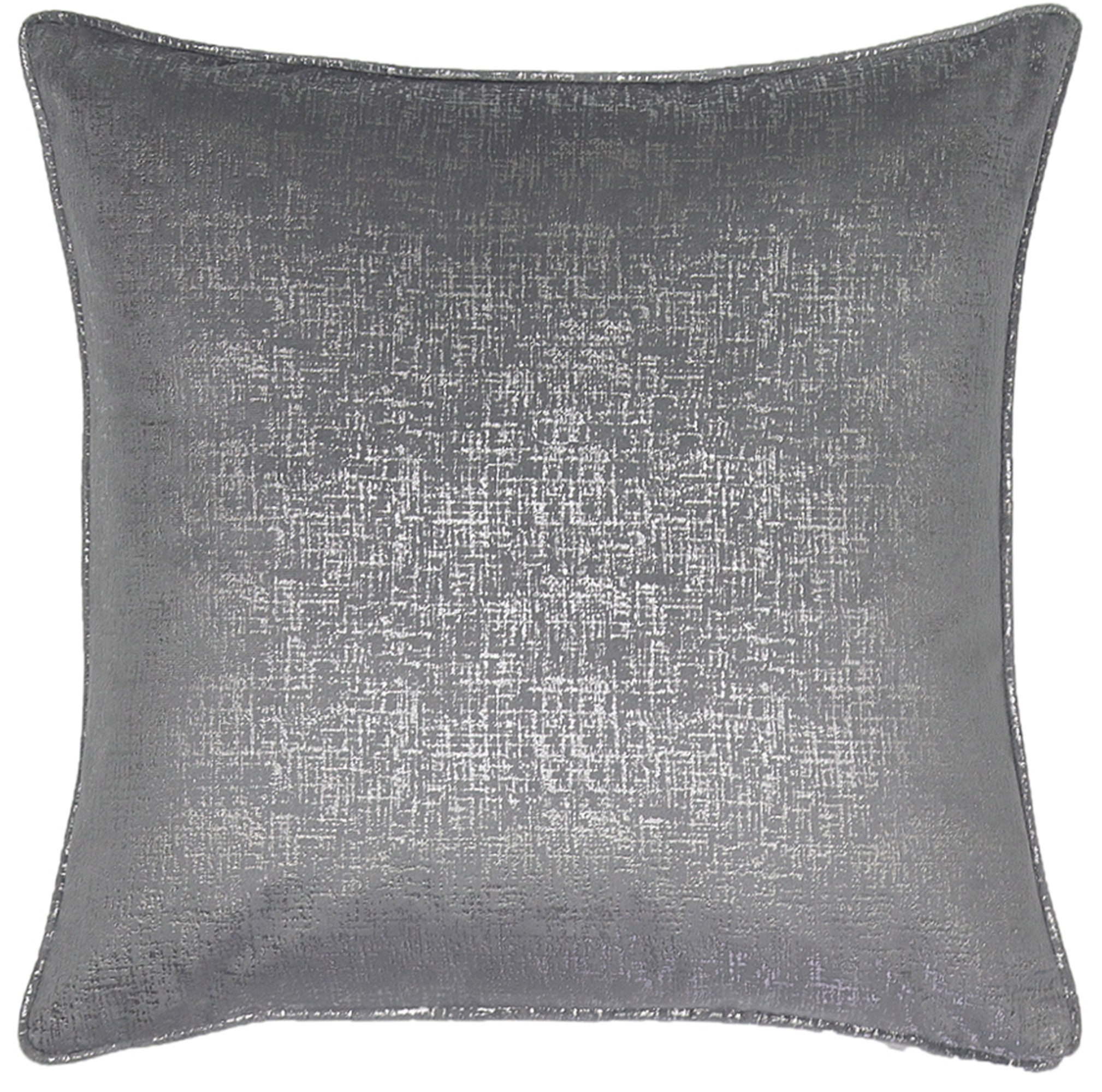 Grey cushion cover grey silver decorative pillowcase sofa Etsy