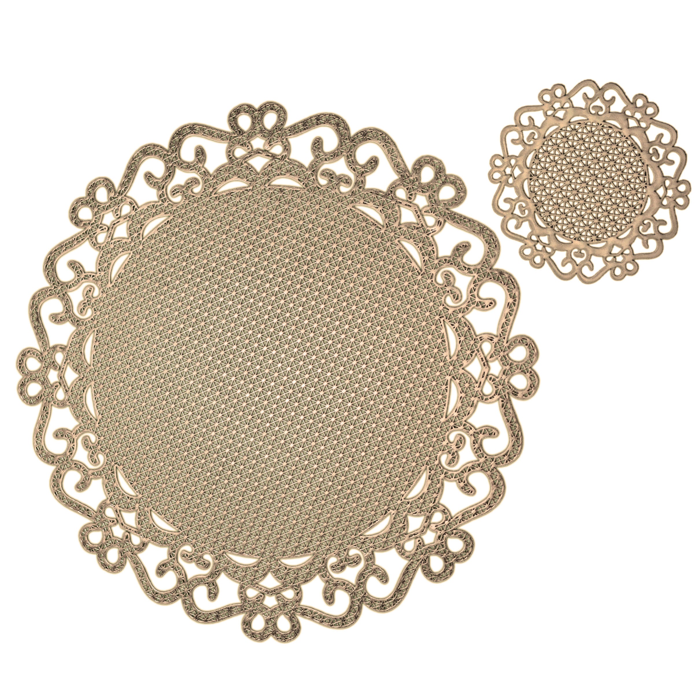 Gold Placemats and coasters Set PVC Vinyl Dining Wedding Etsy