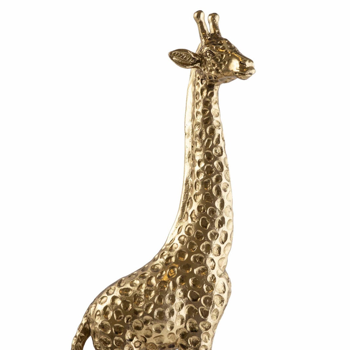 50cm Tall Safari Giraffe Gold Home Ornament Standing Etsy