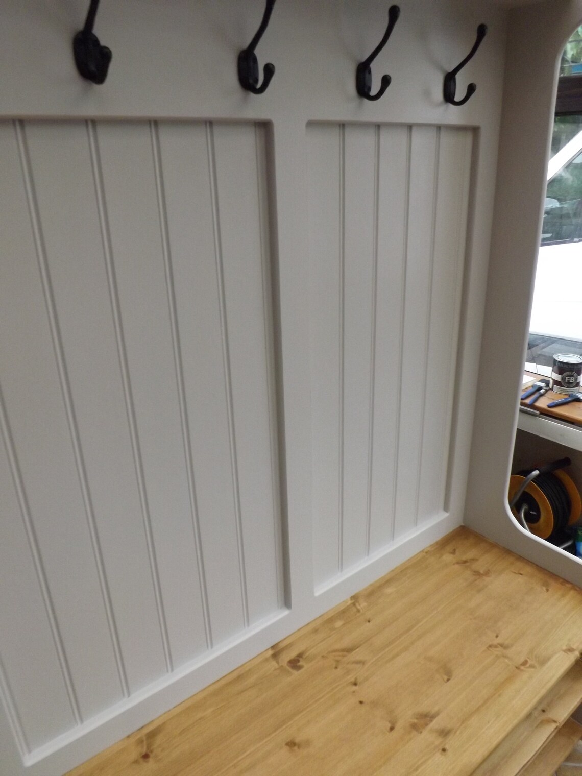 Beautiful Monks bench coat rack with shoe rack Etsy