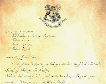 HARRY POTTER™ HOGWARTS™ Acceptance Letter