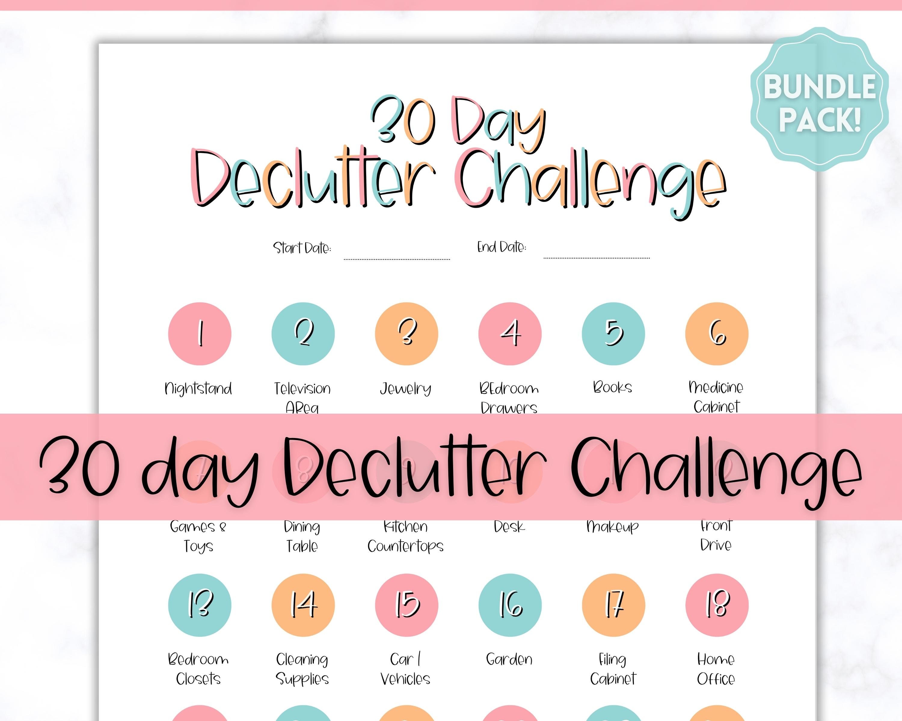 Beautiful Home Declutter and Clean Printable Bundle (90 Pages