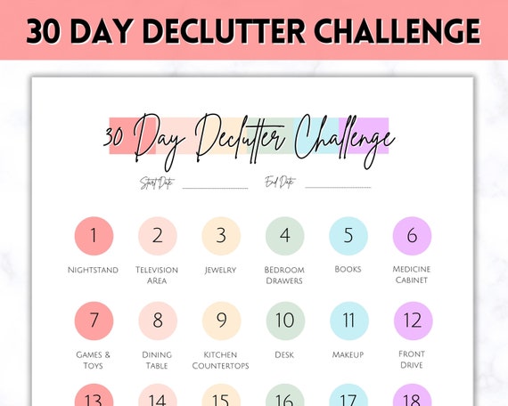 30-Day House Spring Cleaning Challenge [Are You Ready For This?]