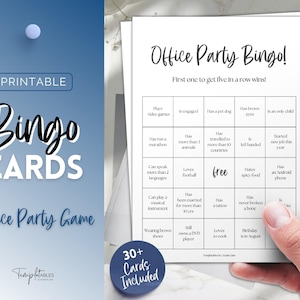 Icebreaker Bingo, Find the Guest who, Human Bingo, Mix and Mingle, Office Bingo, Workplace, Retirement, Get to know you, Office Party Games